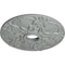 Ekena Millwork Norwich Ceiling Medallion (Fits Canopies up to 4 1/2"), 18"OD x 3 1/2"ID x 1 3/8"P, Primed White CM18NO - alternate 3